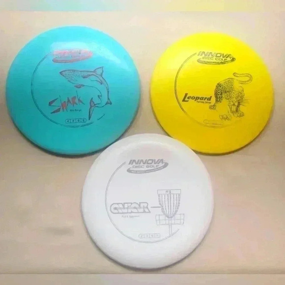 Innova Other - Innova Disc Golf Bundle of 3 - Leopard Fairway Driver- Shark Mid-Range - Aviar